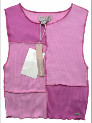 PULL&BEAR Top Damski Różowy S