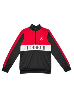 JORDAN Bluza Dziecięca Czarno-Czerwona 170
