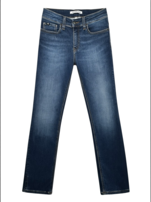 CALVIN KLEIN Jeansy Młodzieżowe Niebieskie 152