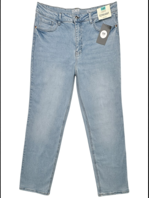 STRAIGHT Jeansy Damskie Niebieskie XL (14R)
