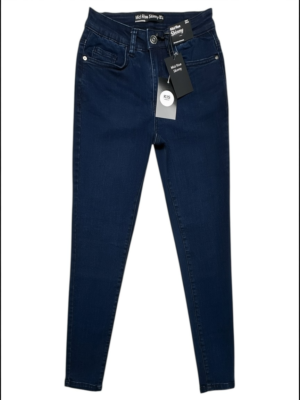 DUNNES STORES Jeansy Damskie Niebieskie S
