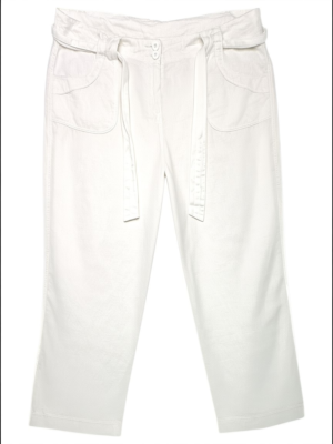 M&S Spodnie Damskie Białe 4XL