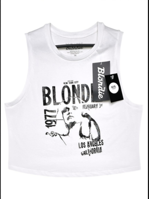 NEW LOOK BLONDIE Top Damski Biały XL