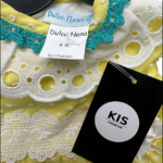 DULCE Komplet NENA Sukienka Dziecięca Żółta 104 - zdjęcie 3
