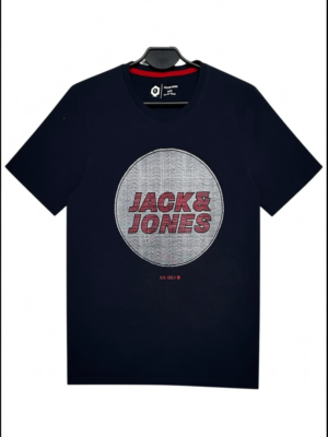 JACK&JONES Koszulka Męska Granatowa M