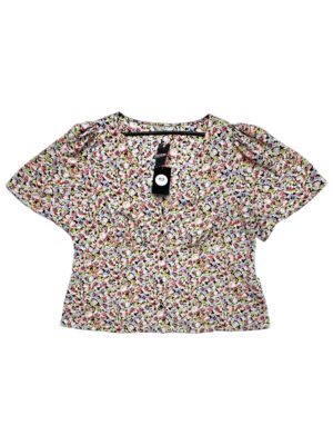 GEORGE Bluzka Damska Wielokolorowa 4XL