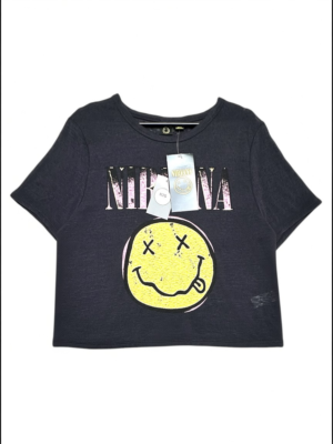 NIRVANA Koszulka Męska Grafitowa XL
