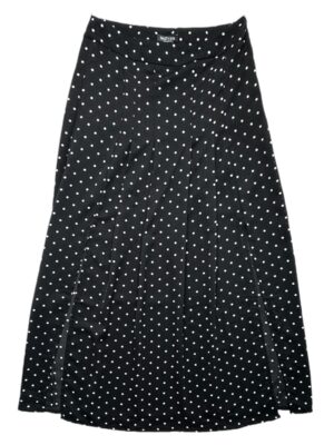 NASTYGAL Spódnica Damska Czarna Groszki S