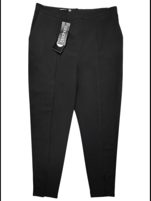 BOOHOO Spodnie Damskie Czarne XL