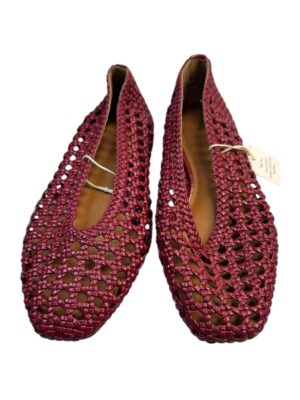 M&S Buty Damskie Czerwone Ażurowe 38