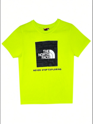 THE NORTH FACE Koszulka Dziecięca Zielona 146