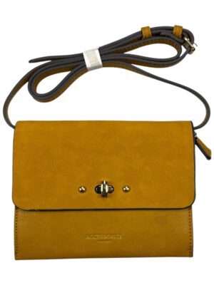 ACCESSORIZE LONDON Torebka Damska Żółta ONE SIZE