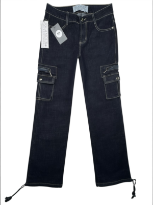 GLAMOUR OUTFITTERS Jeansy Damskie Czarne S