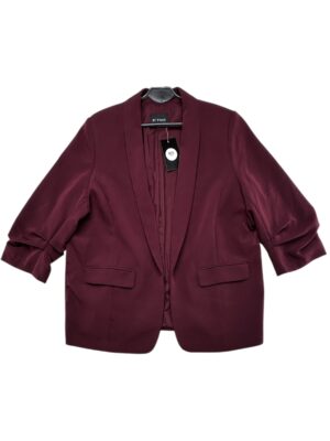 ET VOUS Marynarka Damska Bordowa 5XL