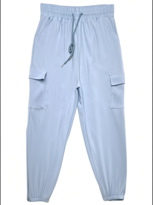Spodnie Dresowe Damskie Błękitne 4XL/5XL