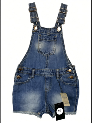 DENIM CO Ogrodniczki Dziecięce Niebieskie 110