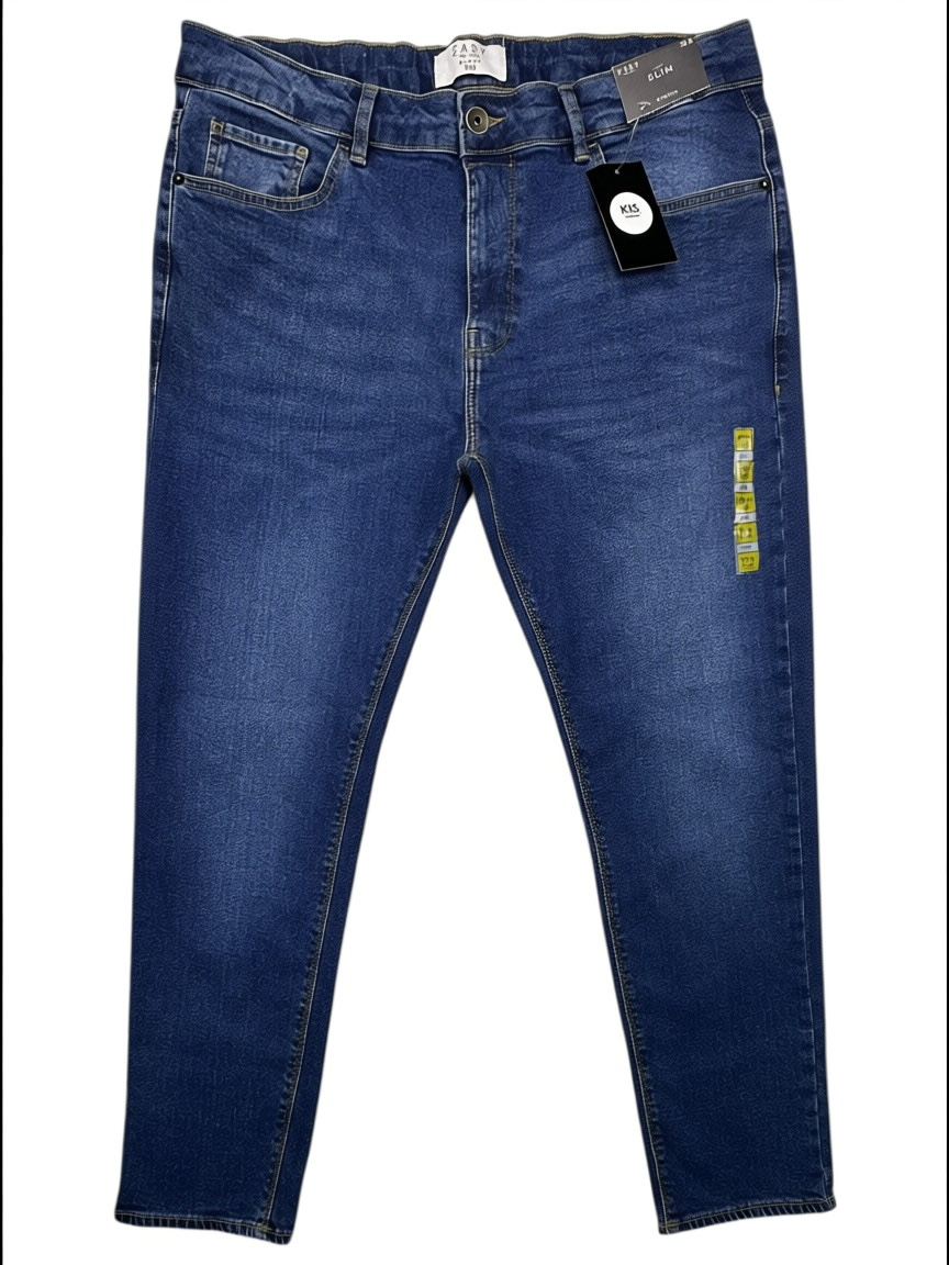 EASY Jeansy Męskie Niebieskie XL (36S)