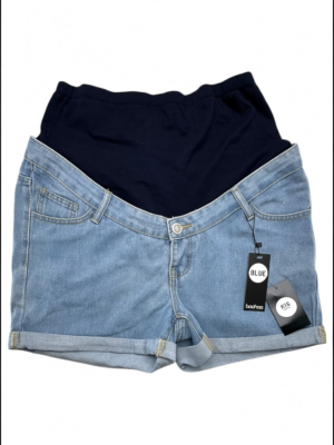 BOOHOO Spodenki Damskie Niebieskie L