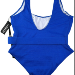 BOOHOO Strój kąpielowy Damski Niebieski 4XL - zdjęcie 2