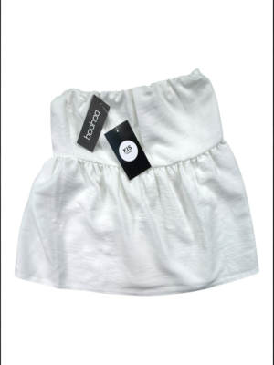 BOOHOO Spódnica Damska Biała S