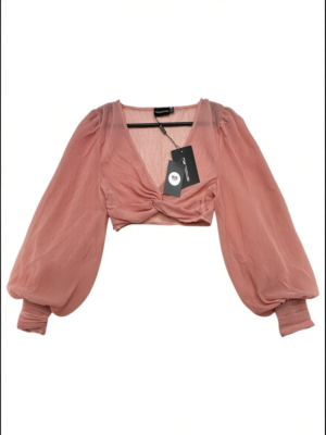 PRETTYLITTLETHING Bluzka Damska Różowa S