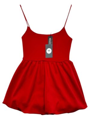 PRETTYLITTLETHING Sukienka Damska Czerwona S