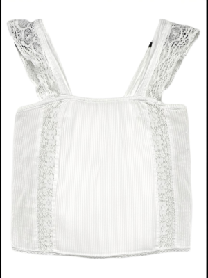RESERVED Top Damski Biały S