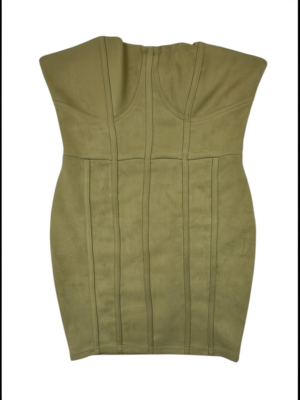 NAANAA Sukienka Damska Khaki L
