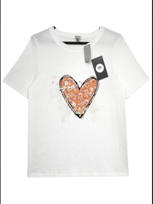 RIVER ISLAND Koszulka Damska Biała XS