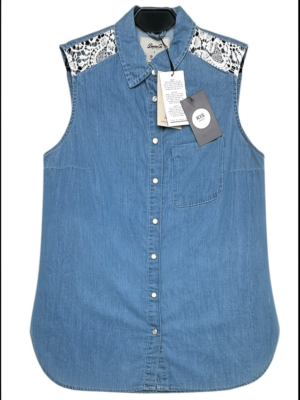 DENIM CO Koszula Damska Niebieska M