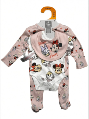 DISNEY PRIMARK Komplet Dziecięcy Różowy 56