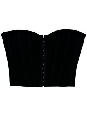 BOOHOO Gorset Damski Czarny S