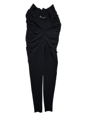 LA MANUEL Legginsy Damskie Czarne XS