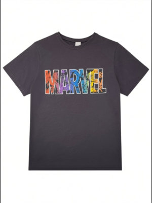 MARVEL Koszulka Dziecięca Czarna 164