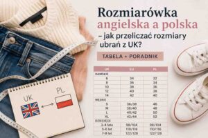 ubrania rozmiary uk i polskie lumpeks online