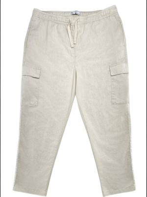 DENIM CO Spodnie Męskie Beżowe XL