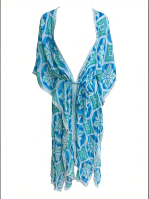 MONSOON Narzuta Damska Wielokolorowa ONE SIZE