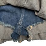 BERSHKA Spódnico spodenki Damskie Niebieskie S - zdjęcie 4