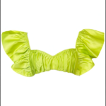 PRETTYLITTLETHING Top Damski Limonkowy S - zdjęcie 1