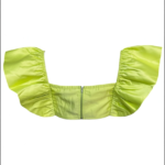 PRETTYLITTLETHING Top Damski Limonkowy S - zdjęcie 2