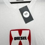 DIESEL Koszulka Męska Biała M - zdjęcie 3