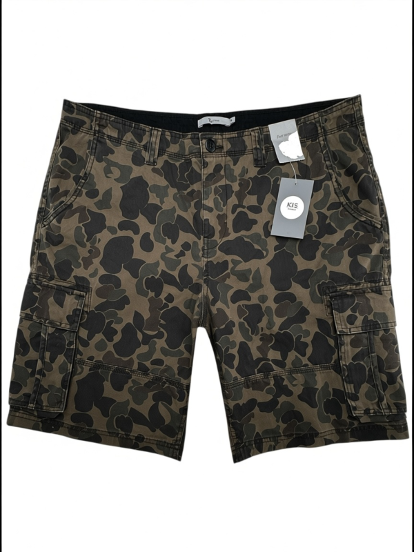 TU MAN Spodenki Męskie Zielone Moro XL (36)