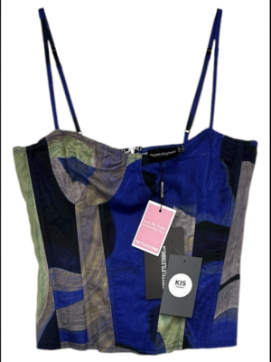 PRETTYLITTLETHING Top Damski Wielokolorowy S