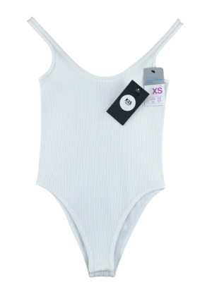 PRIMARK Body Damskie Białe XS