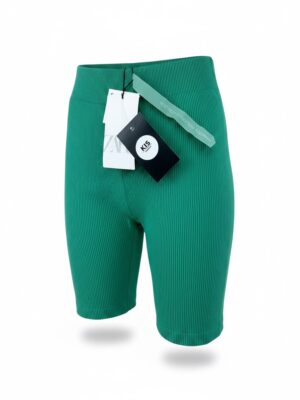 ZARA Sportowe Spodenki Damskie Zielone M