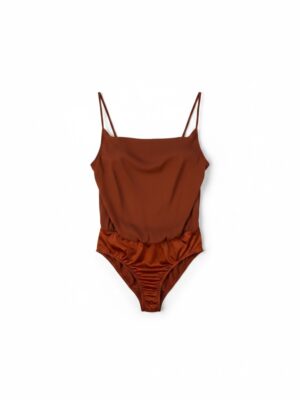 MISSGUIDED Body Damskie Brązowe S