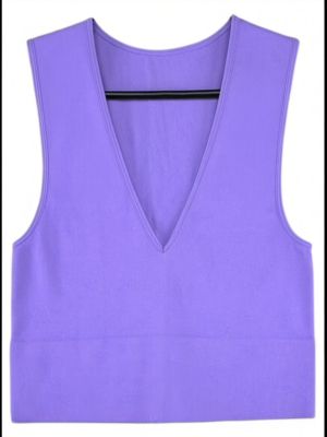 PRIMARK Top Damski Fioletowy L (42-44)