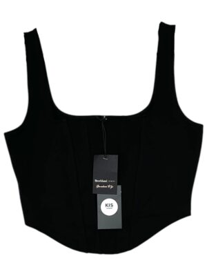 RIVER ISLAND Top Damski Czarny S