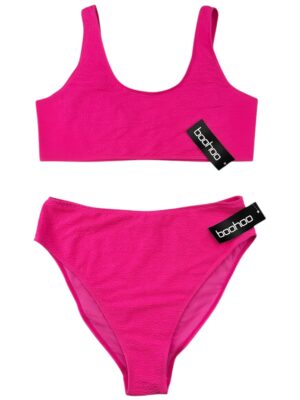BOOHOO Strój Kąpielowy Damski Różowy XXL