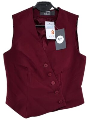 PRIMARK Kamizelka Damska Bordowa S